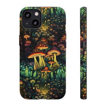 Neon Hallucinations: An Illuminated Autumn Spectacle - Tough Phone Case