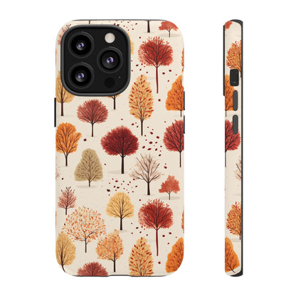 Gradient Grove: Autumn's Diverse Palette - Tough Phone Case