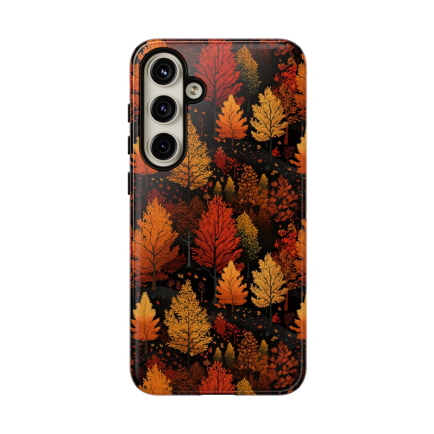 Bronzed Forest: A Chromatic Landscape - Tough Phone Case