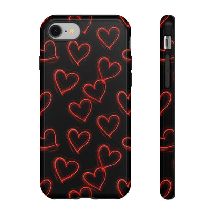 Neon Heartbeat - Phone Case