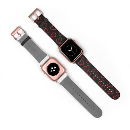 Neon Heartbeat: Fluorescent Flame - Apple Watch Strap