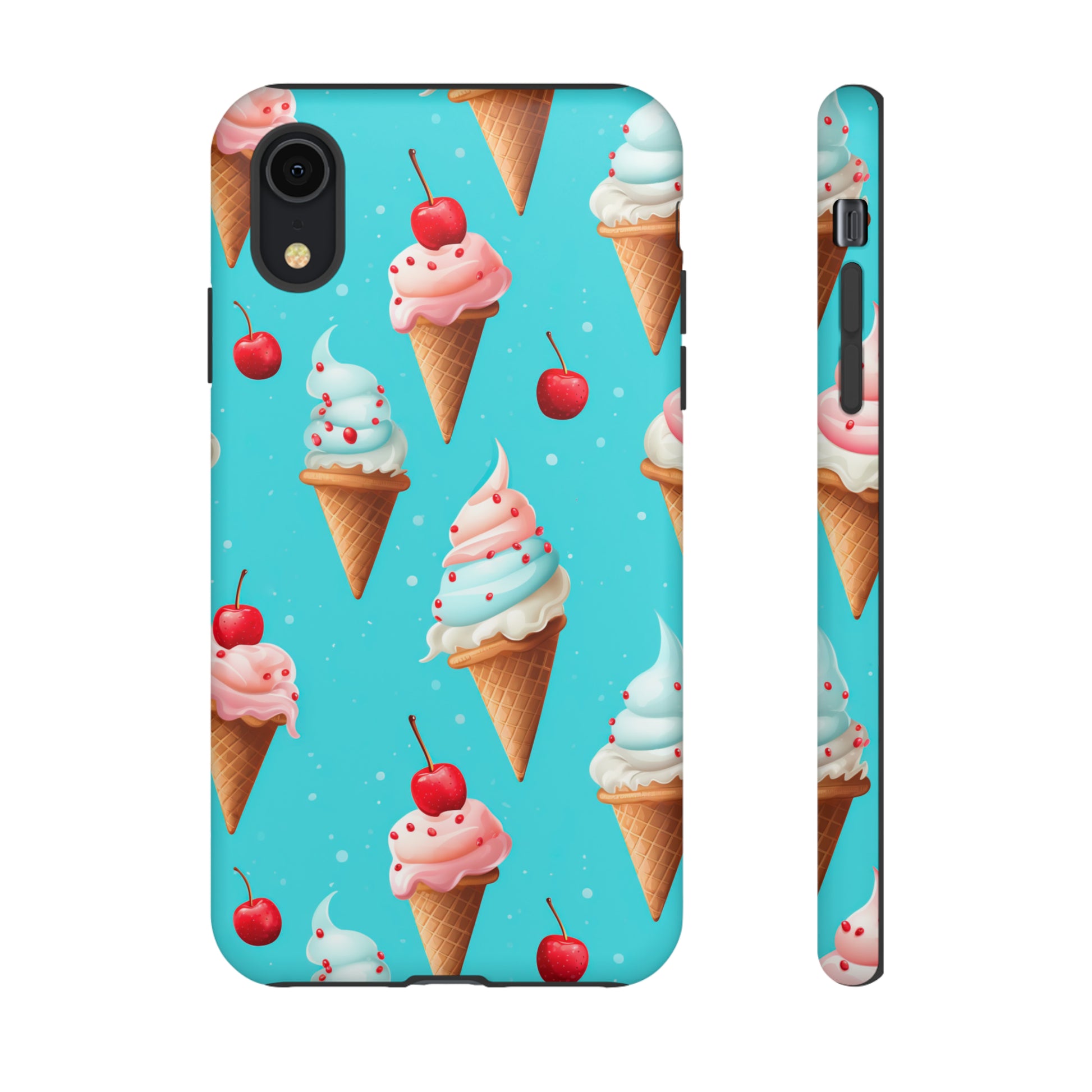 Sundae Funday - Ice Cream Cone Pattern Phone Case - iPhone & Samsung Compatible Phone Case Pattern Symphony   