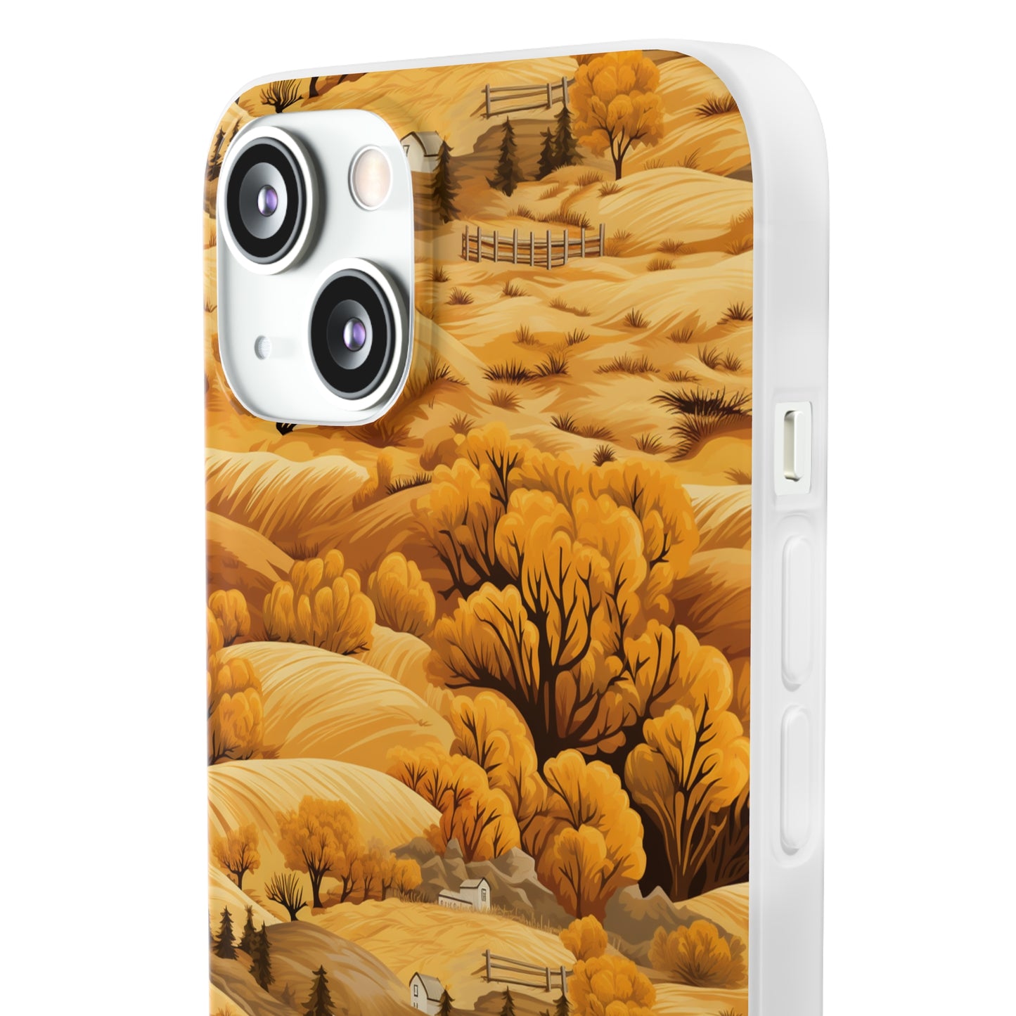 Rural Rhapsody: Early Autumn Farm Tales - Flexible Phone Case