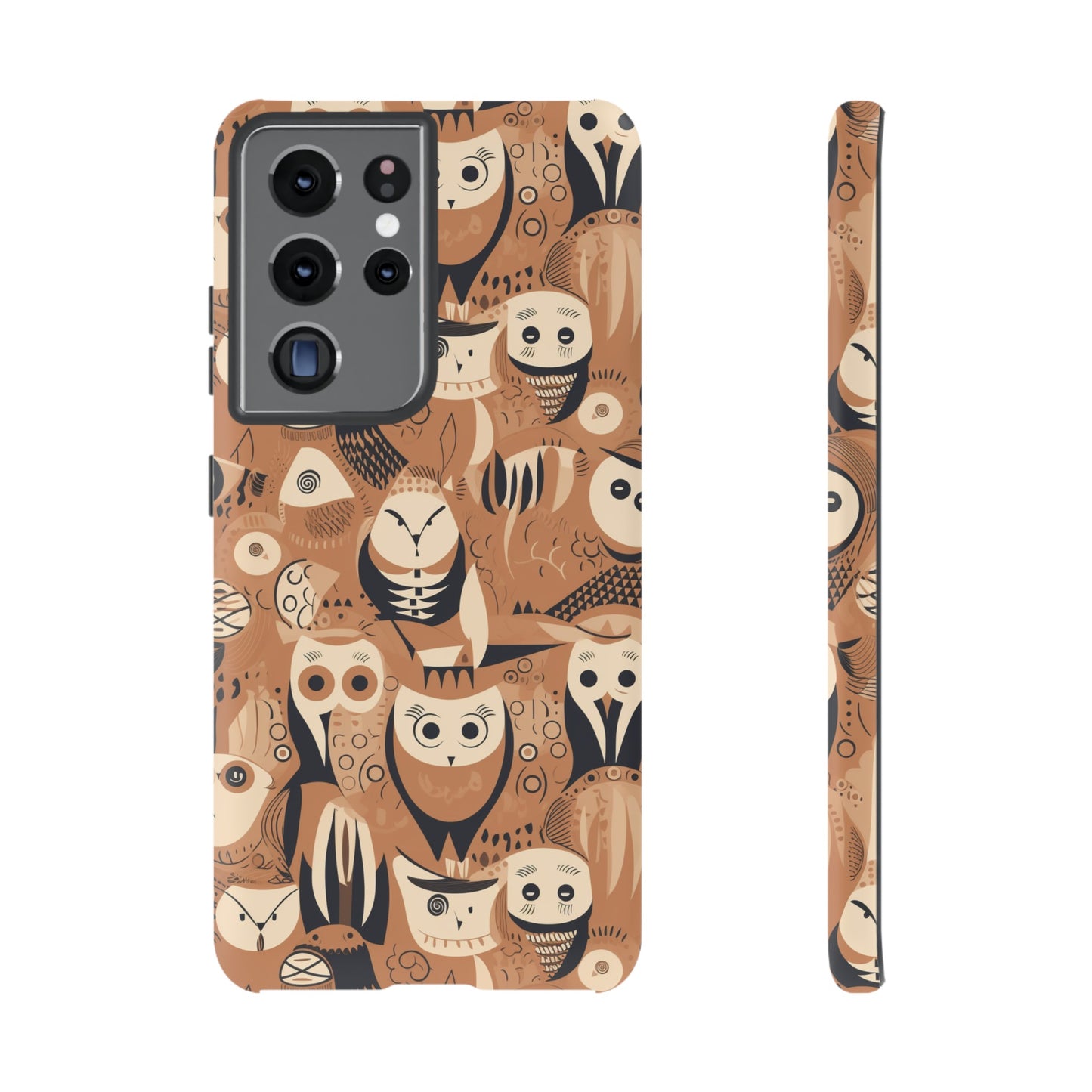 Abstract Owl - Phone Case