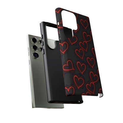 Neon Heartbeat - Phone Case