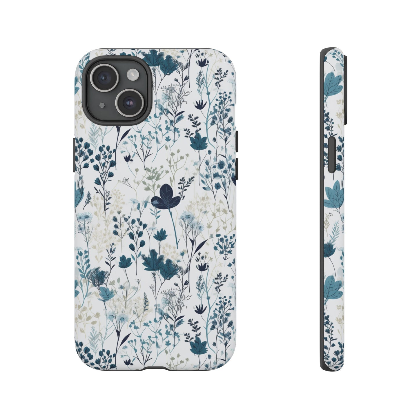 Serene Blue Wildflower - Phone Case