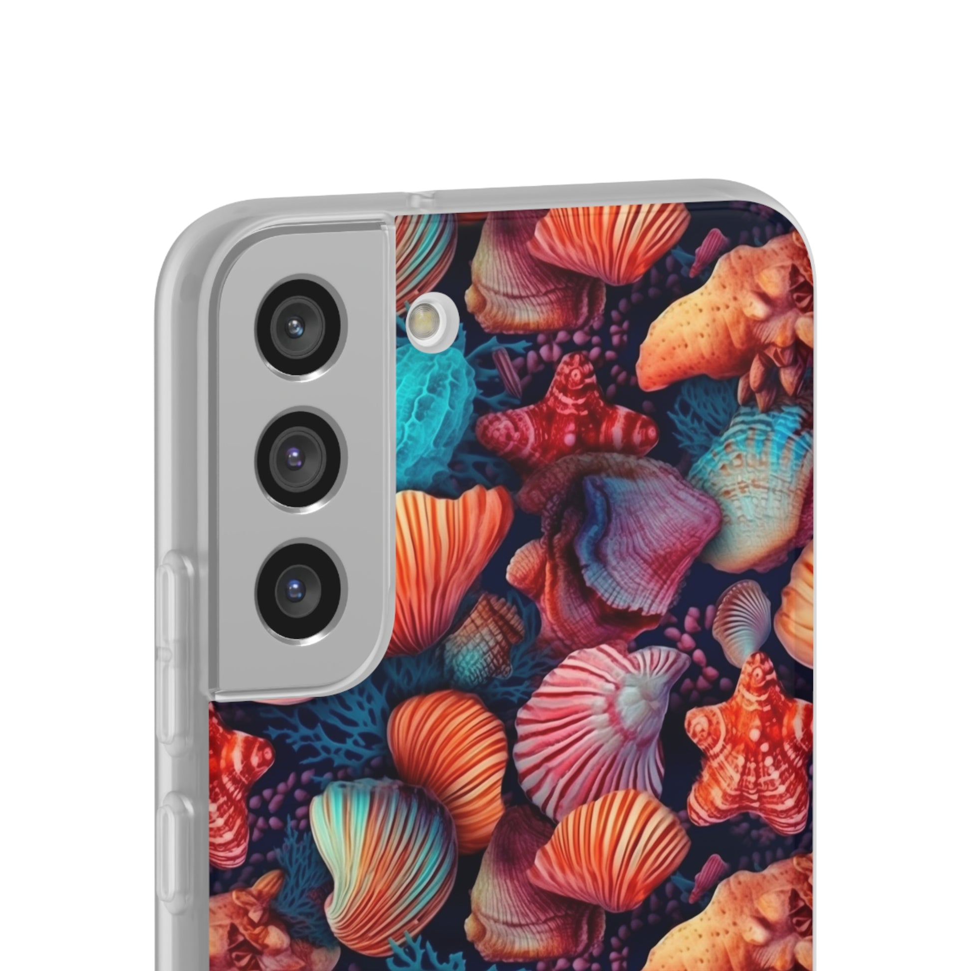 Vibrant Shallow Seascape - Flexible Phone Case Phone Case Pattern Symphony   