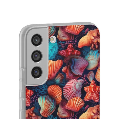 Vibrant Shallow Seascape - Flexible Phone Case Phone Case Pattern Symphony   