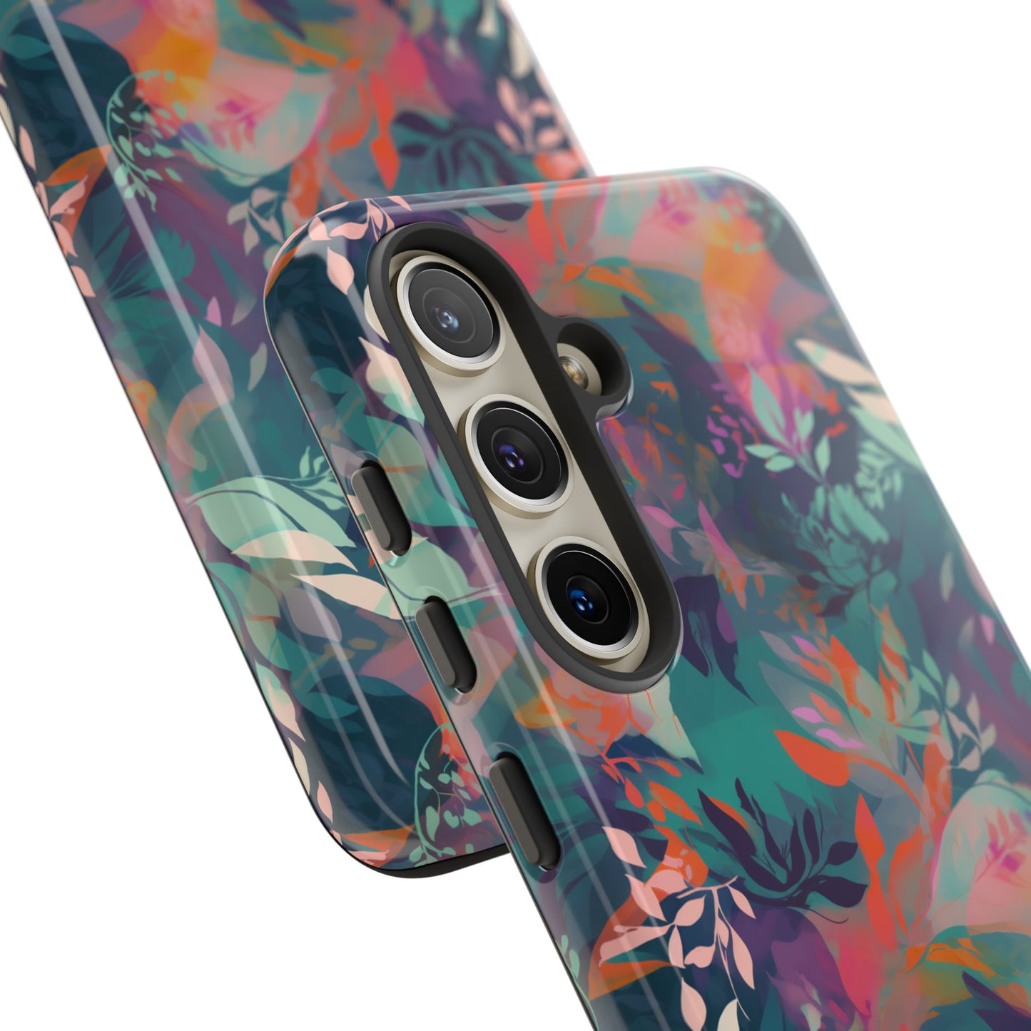 Botanical Bliss - Stylized Abstract Flower Design Tough Phone Case