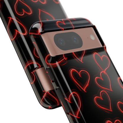 Neon Heartbeat - Phone Case