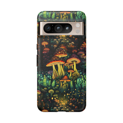 Neon Hallucinations: An Illuminated Autumn Spectacle - Tough Phone Case