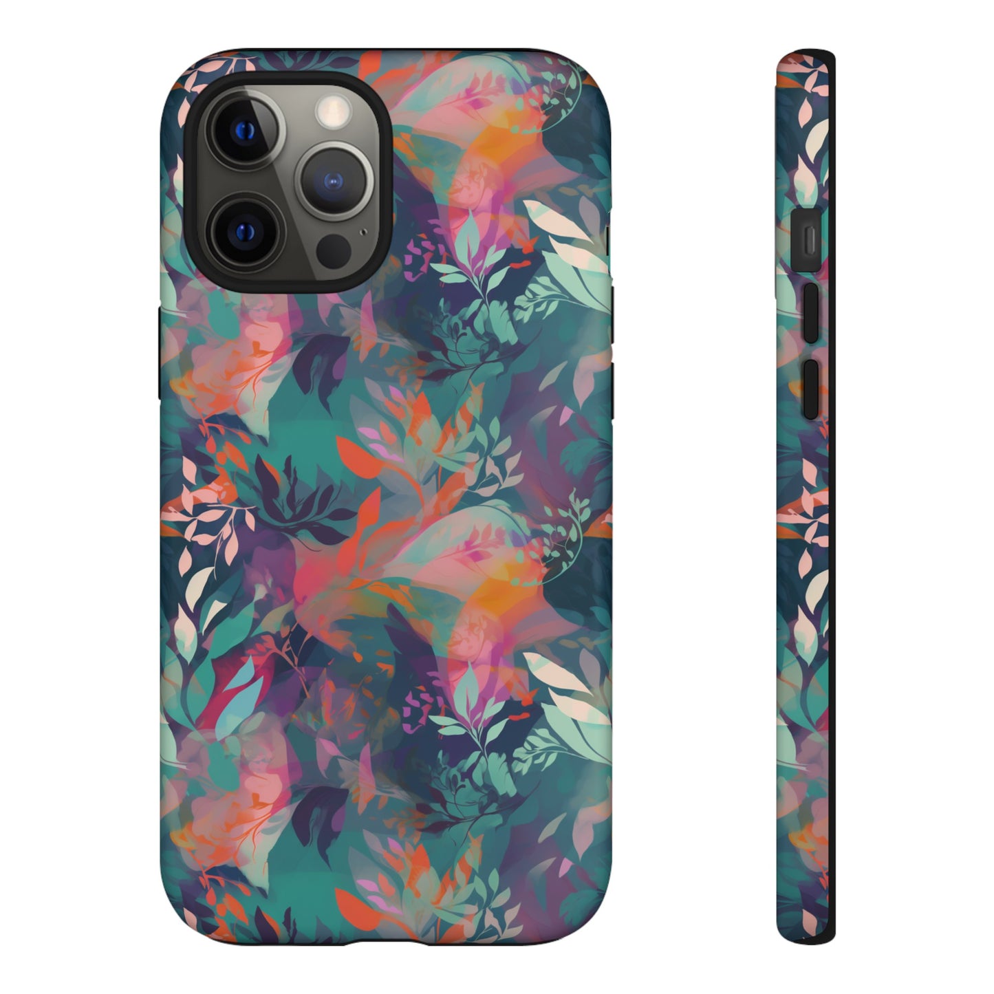 Botanical Bliss - Stylized Abstract Flower Design Tough Phone Case