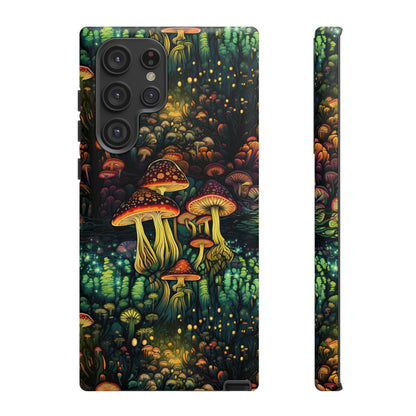 Neon Hallucinations: An Illuminated Autumn Spectacle - Tough Phone Case