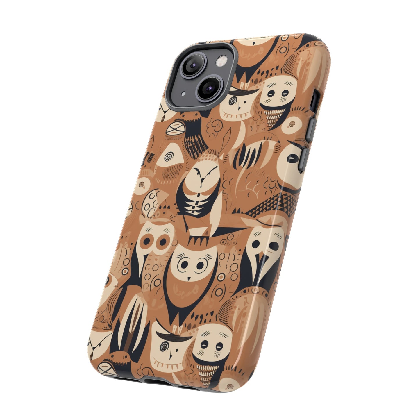 Abstract Owl - Phone Case