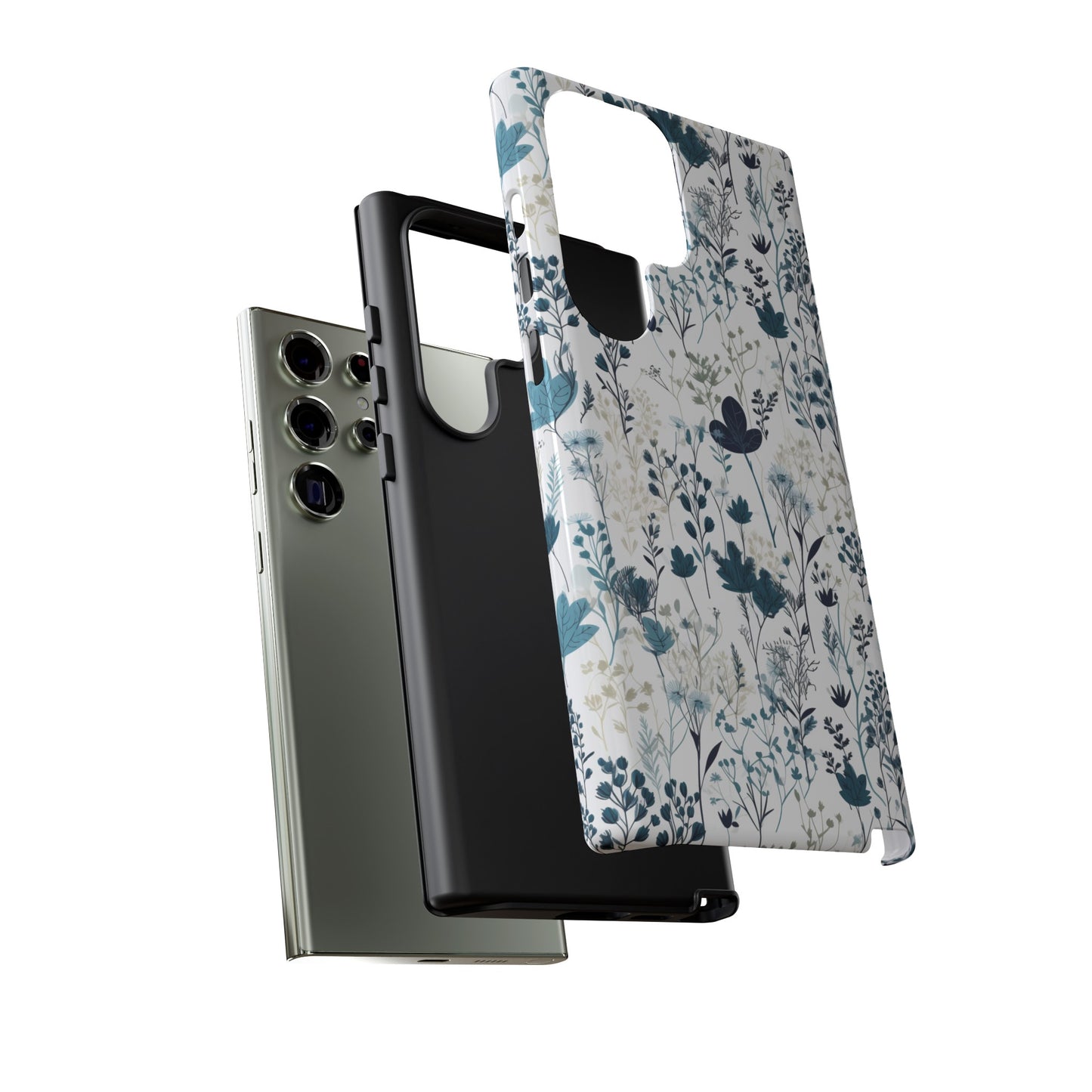 Serene Blue Wildflower - Phone Case