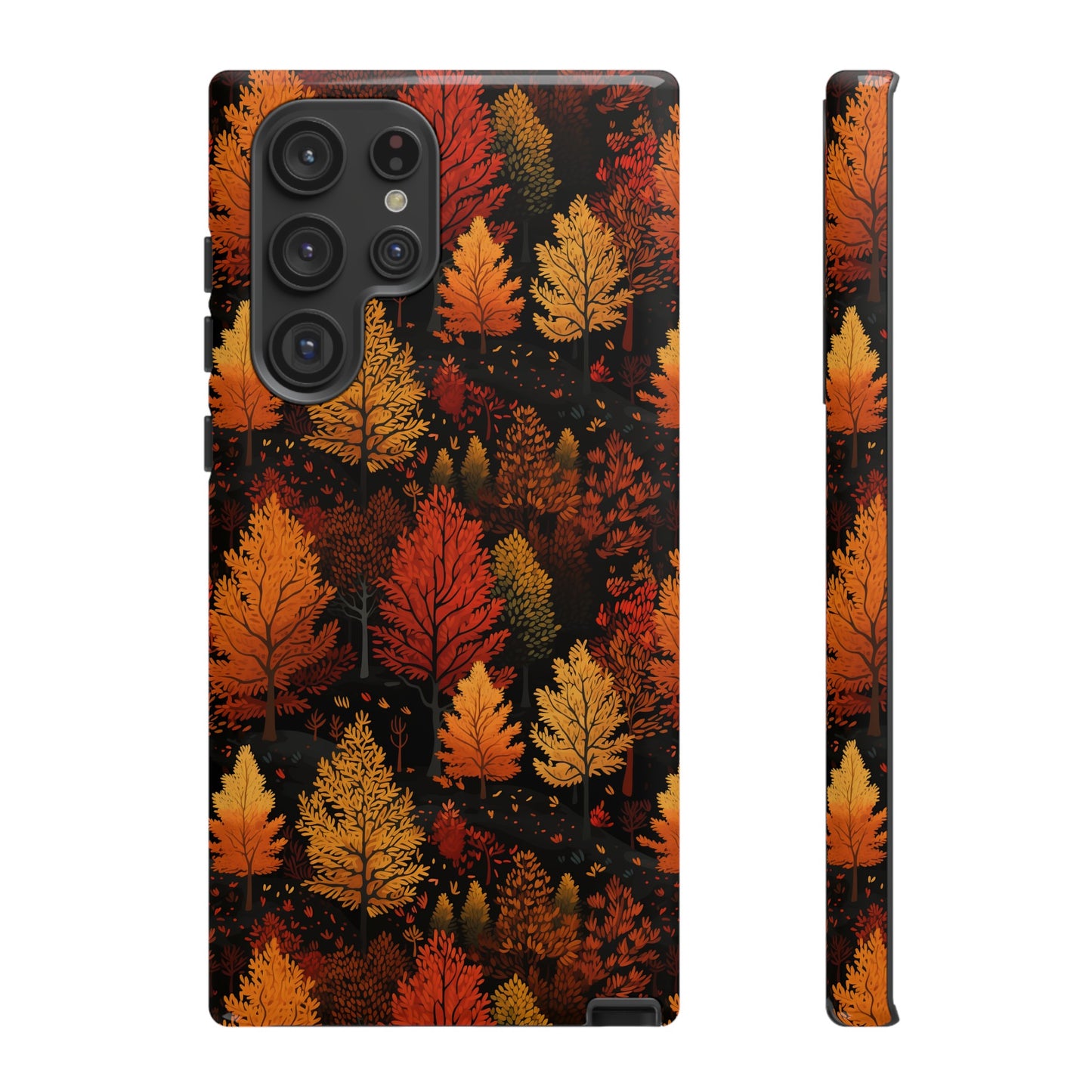 Bronzed Forest: A Chromatic Landscape - Tough Phone Case