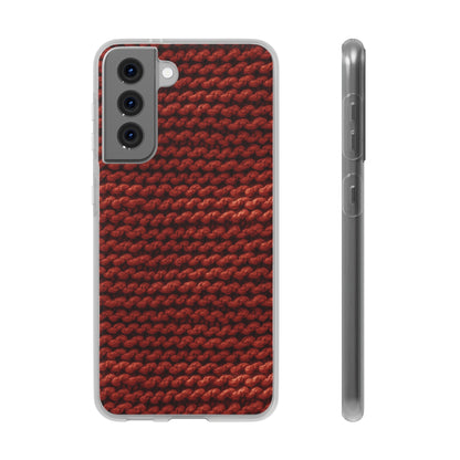 Autumn Yarn Chronicles - Warmth and Tradition in a Flexible Phone Case