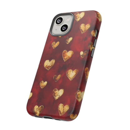 Midas Touch: Gilded Hearts - Phone Case