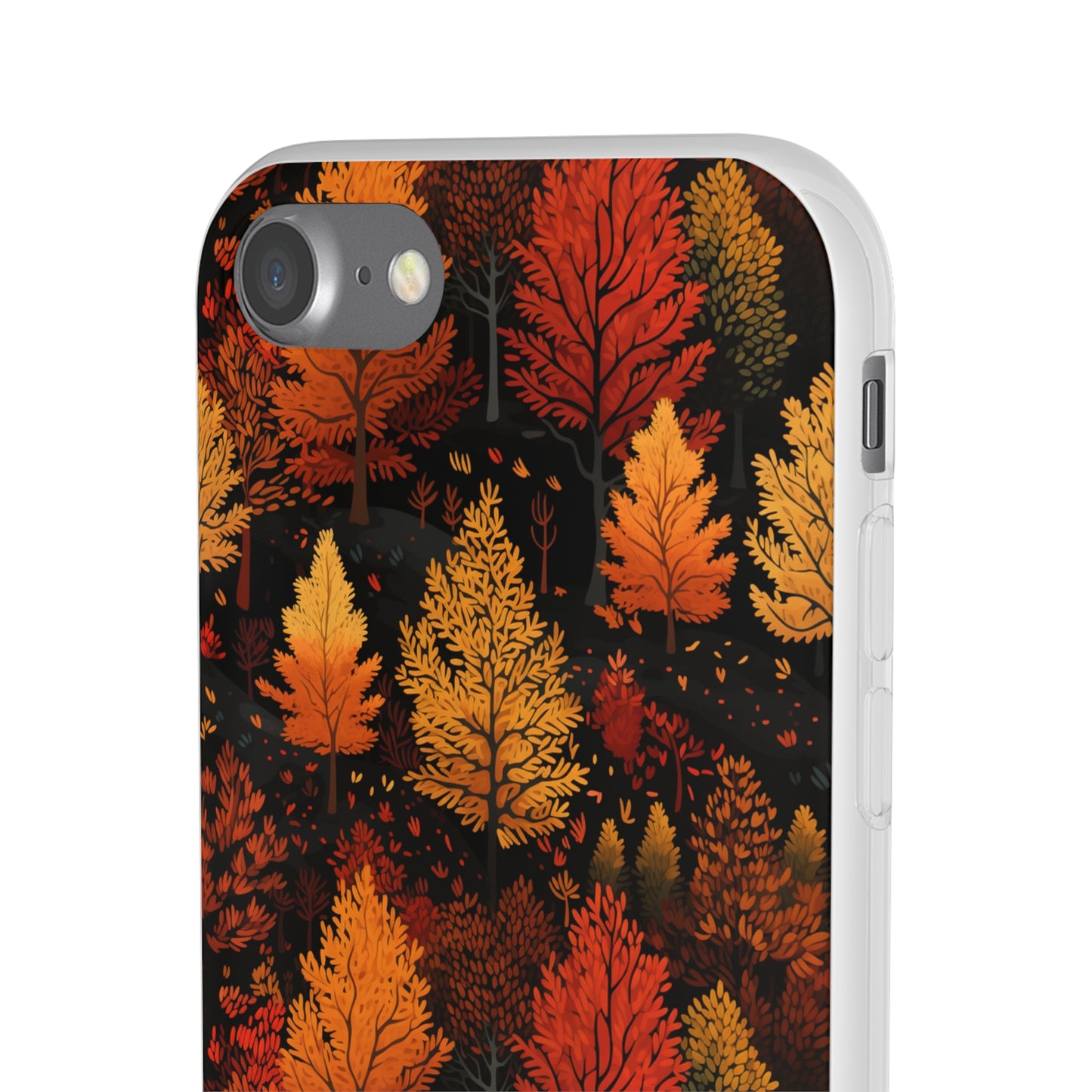 Bronzed Forest: A Chromatic Landscape - Flexible Phone Case