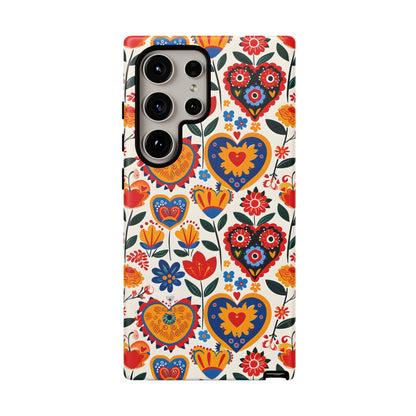 Whimsical Hearts - Phone Case