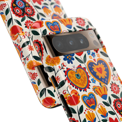 Whimsical Hearts - Phone Case