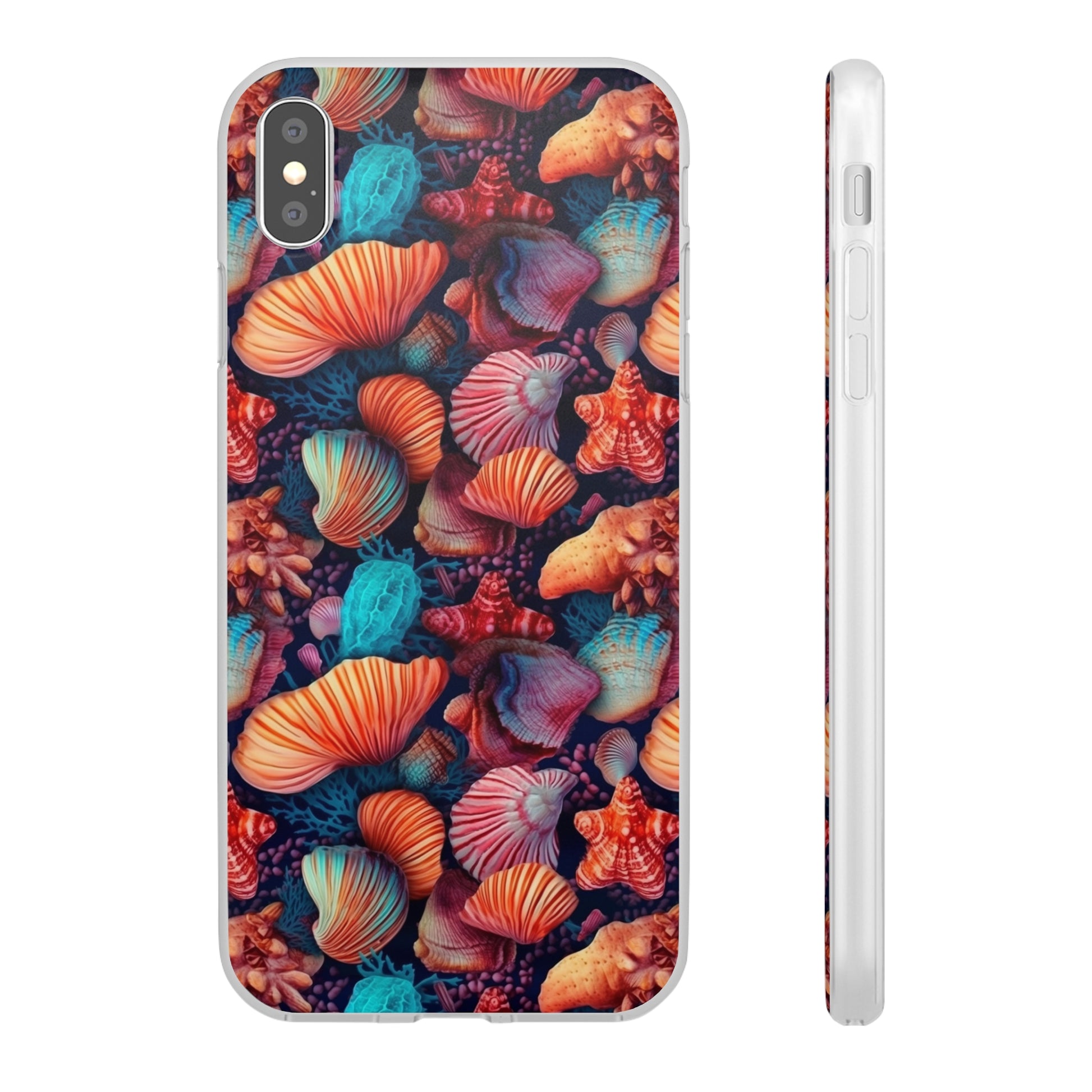 Vibrant Shallow Seascape - Flexible Phone Case Phone Case Pattern Symphony   