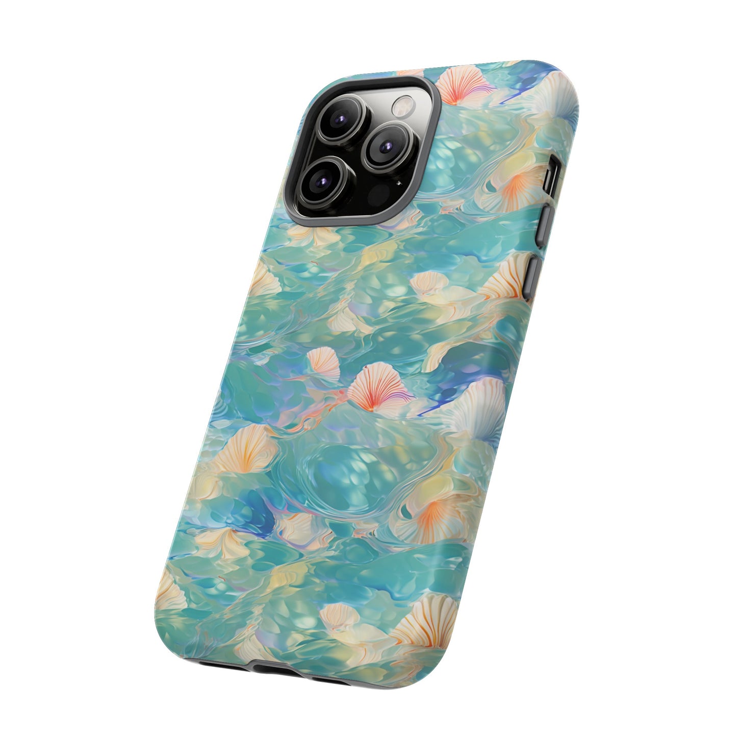 Watercolour Seashell Wonders - Protective Tough Phone Case