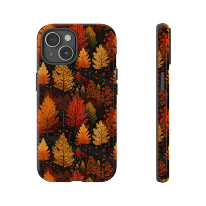 Bronzed Forest: A Chromatic Landscape - Tough Phone Case