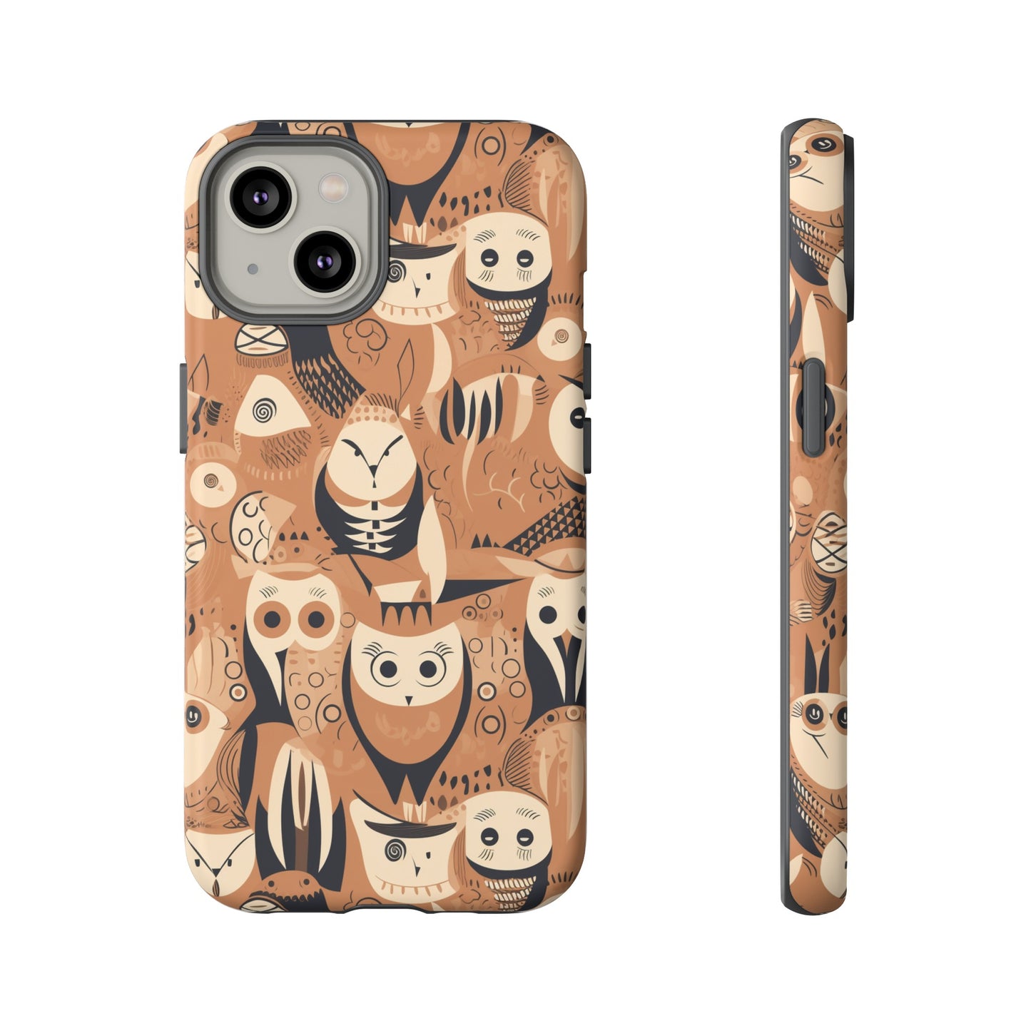 Abstract Owl - Phone Case