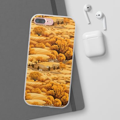 Rural Rhapsody: Early Autumn Farm Tales - Flexible Phone Case