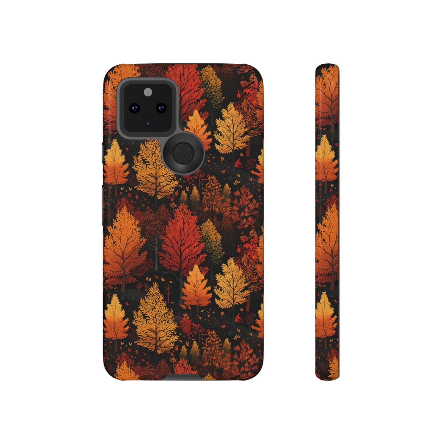 Bronzed Forest: A Chromatic Landscape - Tough Phone Case