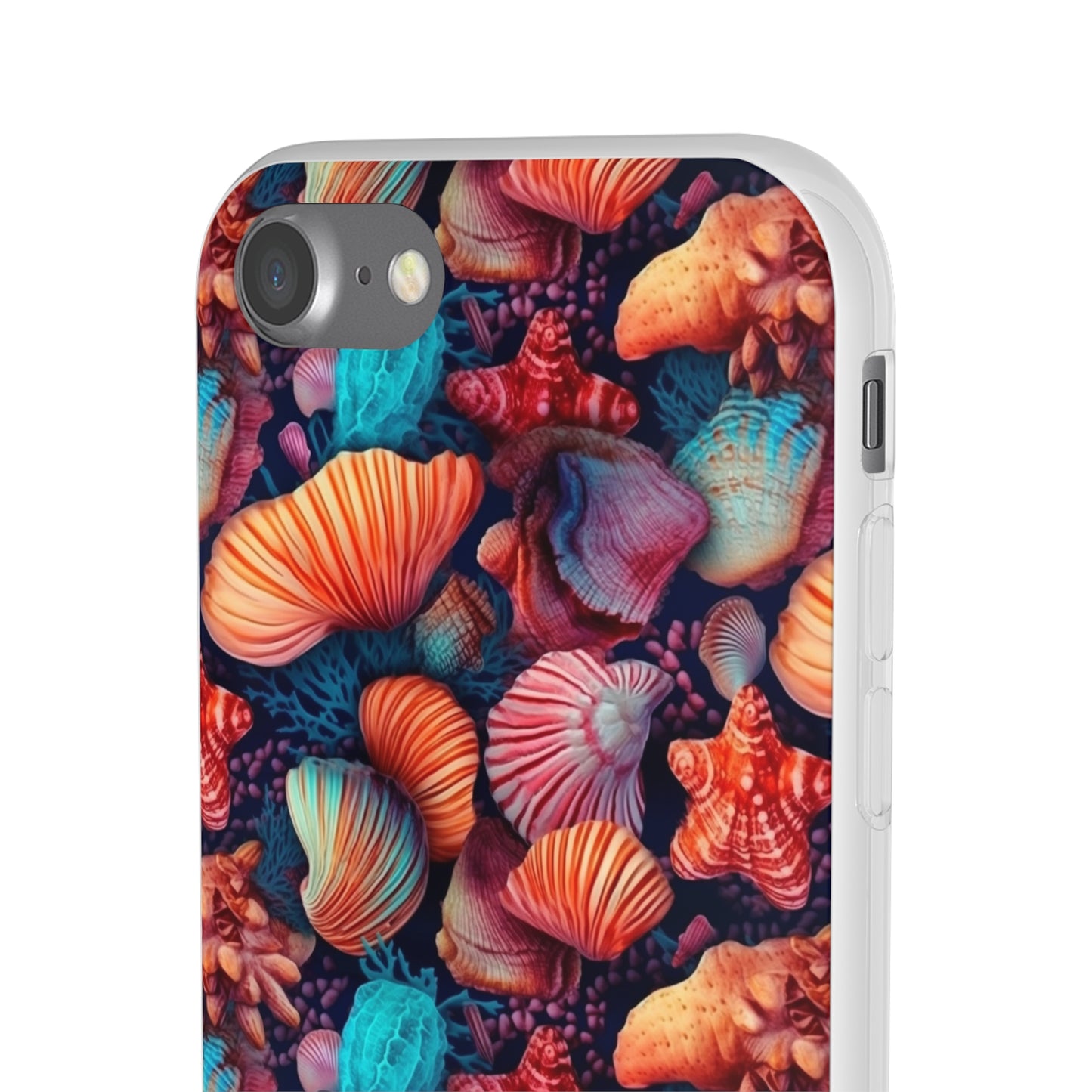 Vibrant Shallow Seascape - Flexible Phone Case Phone Case Pattern Symphony   