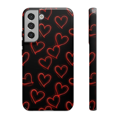 Neon Heartbeat - Phone Case