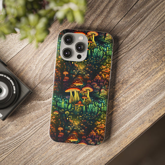 Neon Hallucinations: An Illumulated Autumn Spectacle - Flexible Phone Case