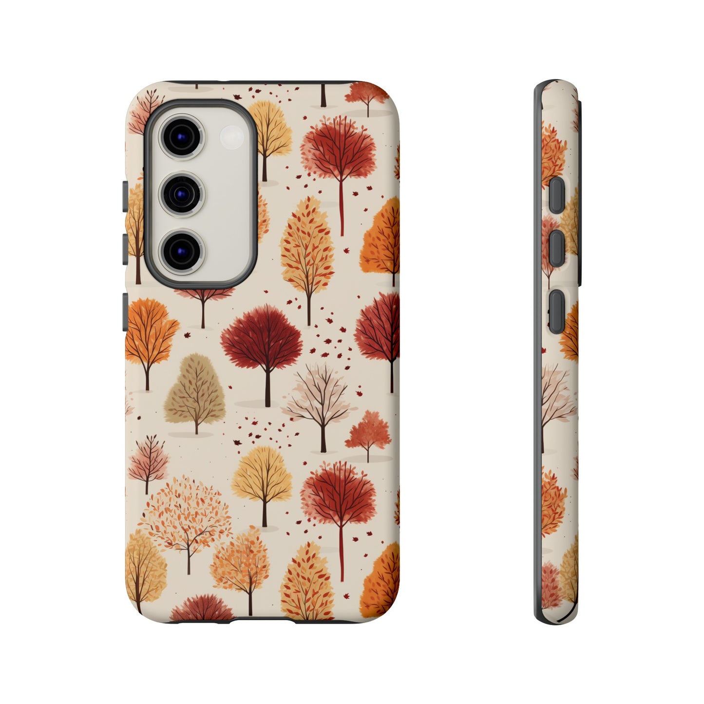 Gradient Grove: Autumn's Diverse Palette - Tough Phone Case