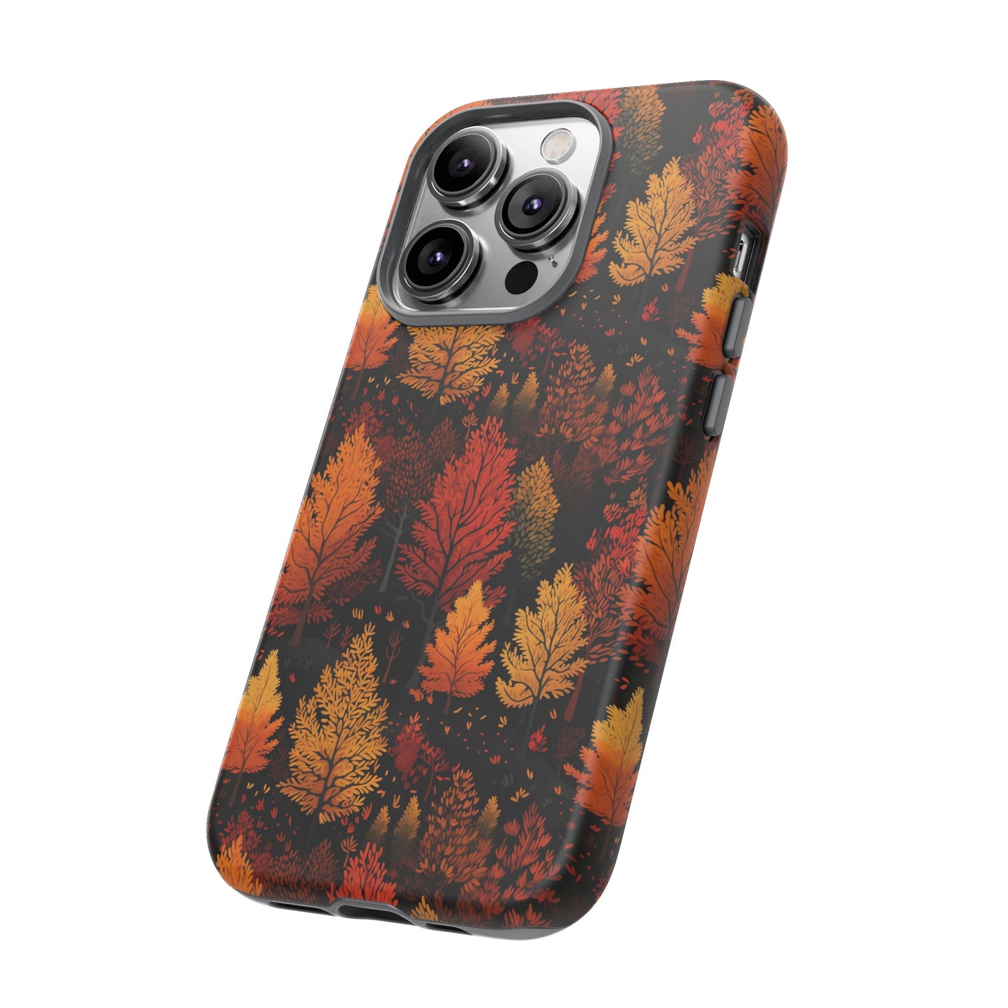 Bronzed Forest: A Chromatic Landscape - Tough Phone Case