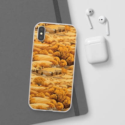 Rural Rhapsody: Early Autumn Farm Tales - Flexible Phone Case