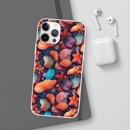 Vibrant Shallow Seascape - Flexible Phone Case Phone Case Pattern Symphony iPhone 12 Pro with gift packaging  