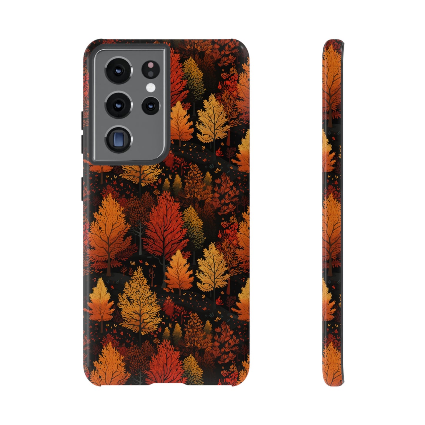 Bronzed Forest: A Chromatic Landscape - Tough Phone Case