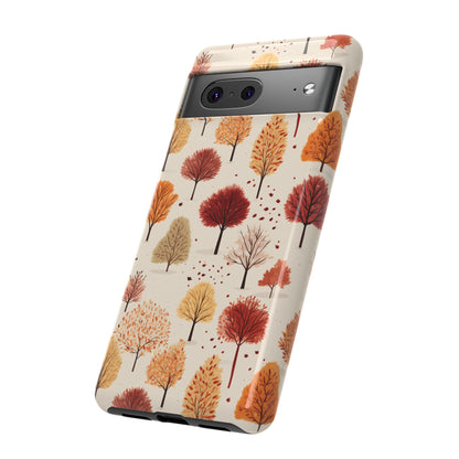 Gradient Grove: Autumn's Diverse Palette - Tough Phone Case