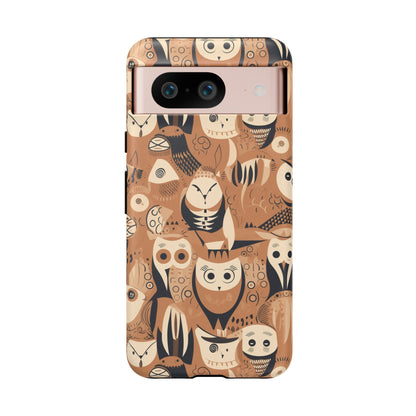 Abstract Owl - Phone Case