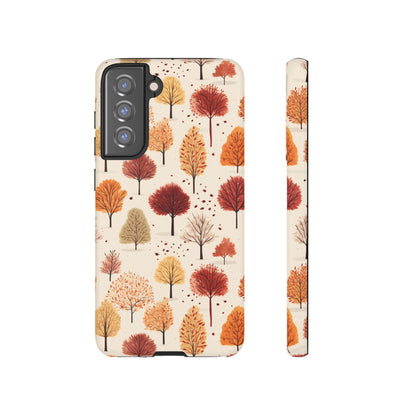 Gradient Grove: Autumn's Diverse Palette - Tough Phone Case