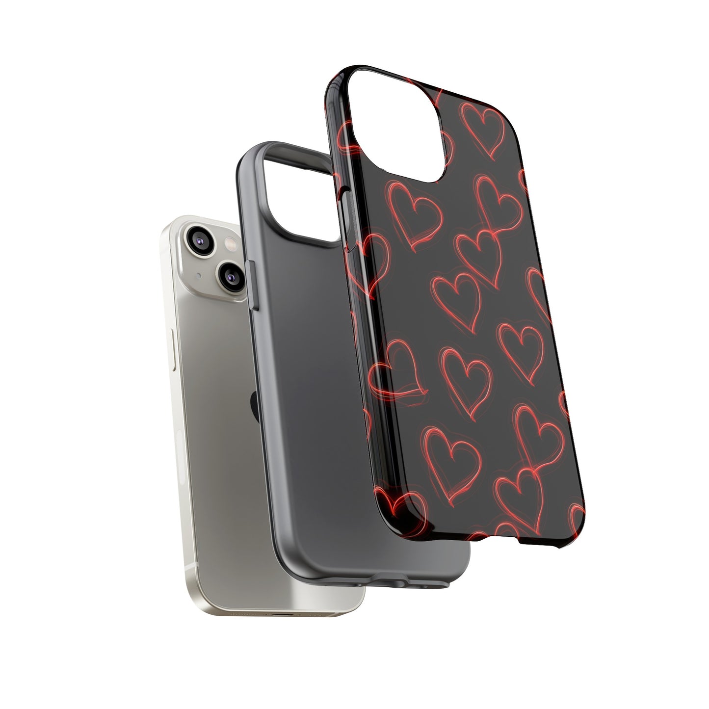 Neon Heartbeat - Phone Case