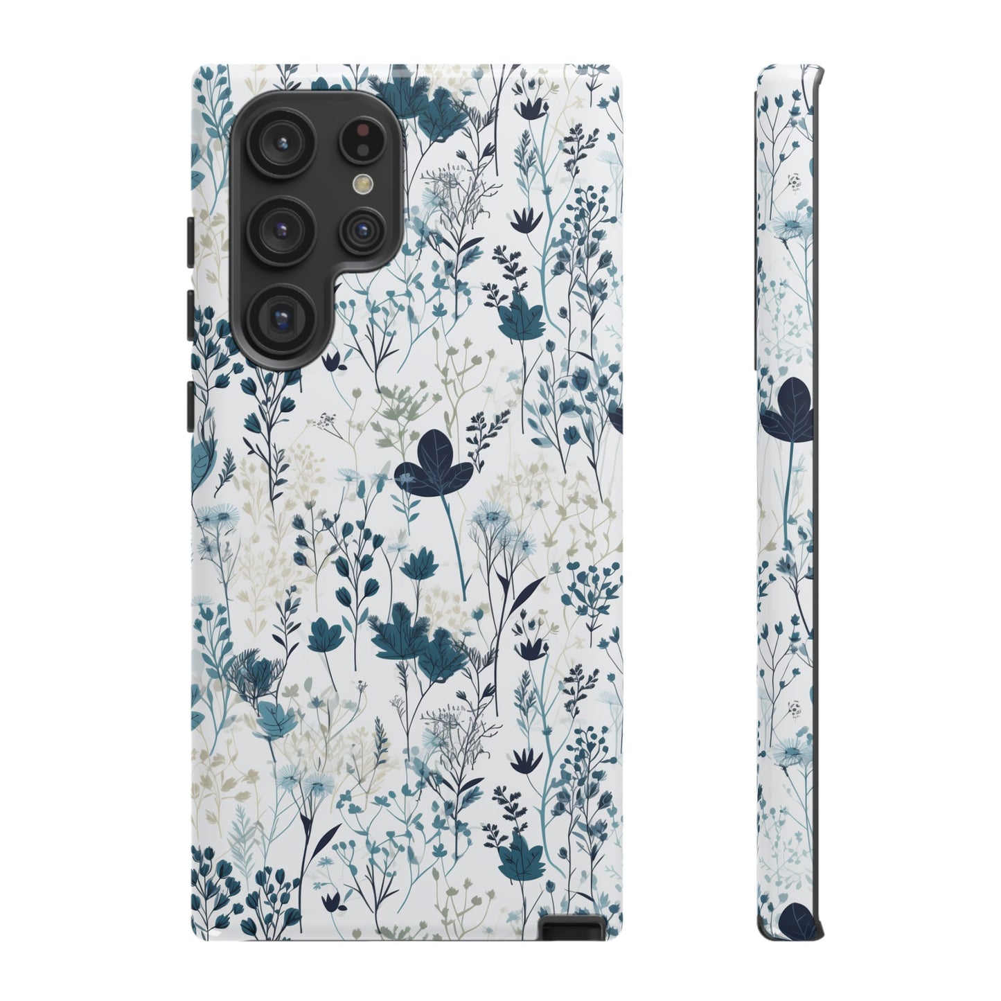 Serene Blue Wildflower - Phone Case