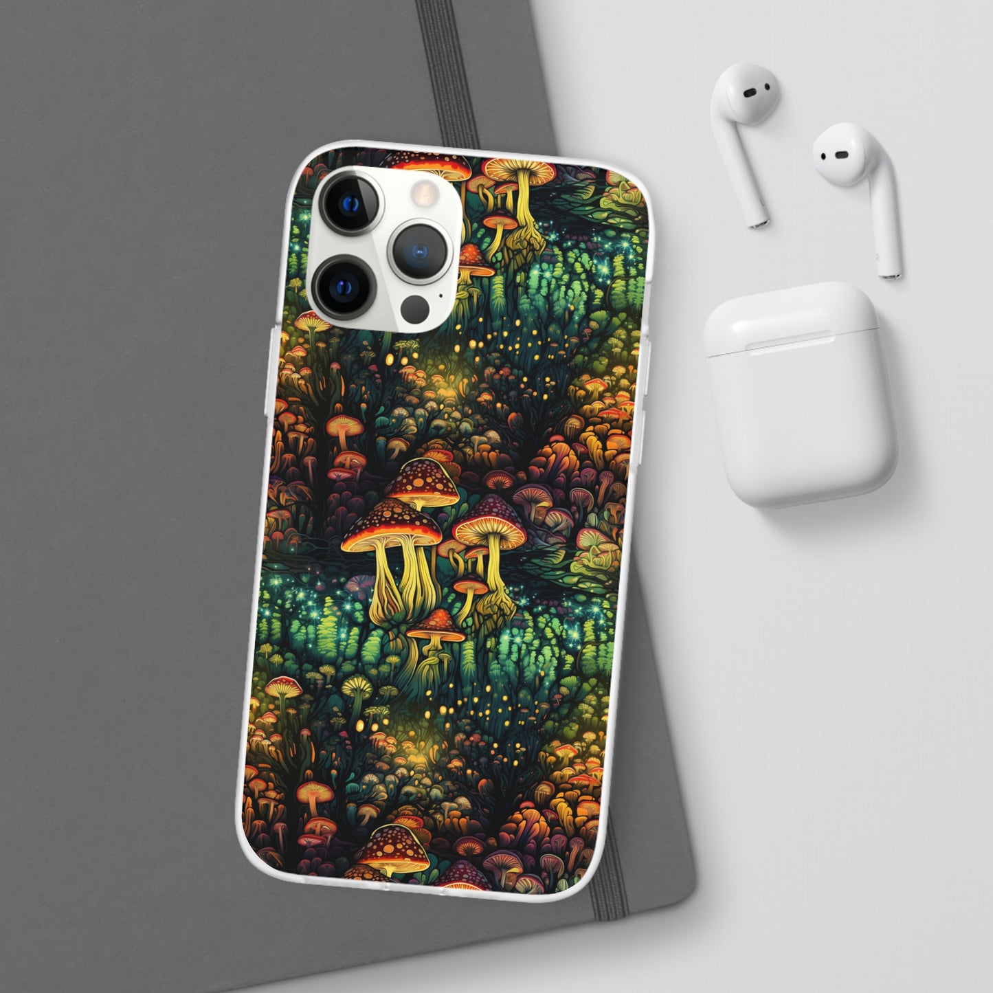 Neon Hallucinations: An Illumulated Autumn Spectacle - Flexible Phone Case