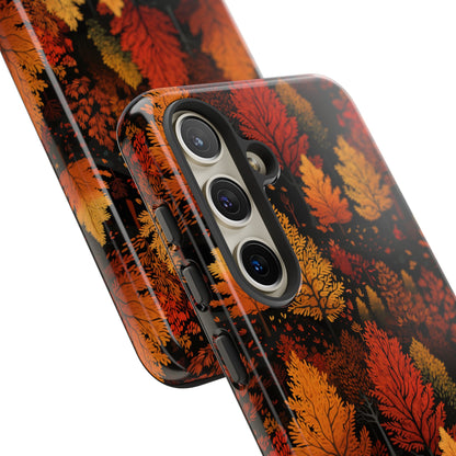 Bronzed Forest: A Chromatic Landscape - Tough Phone Case