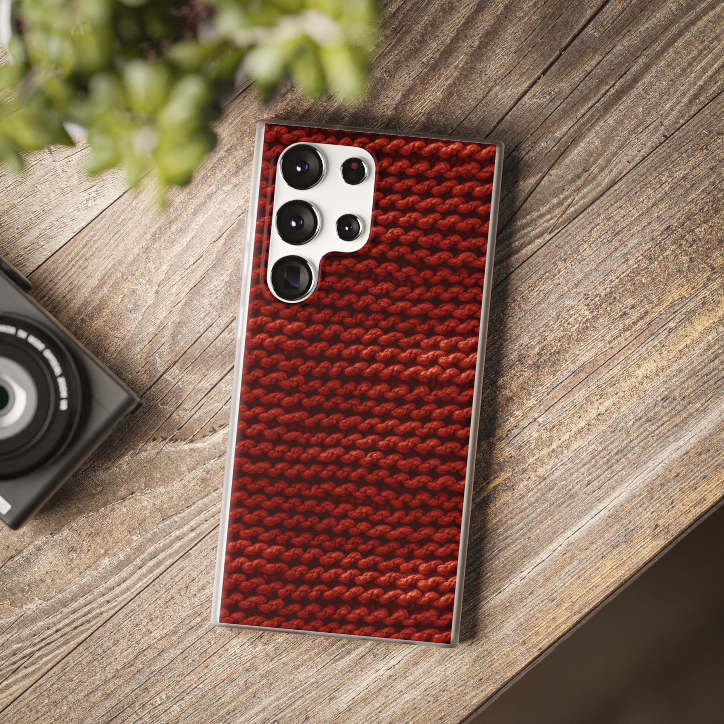 Autumn Yarn Chronicles - Warmth and Tradition in a Flexible Phone Case