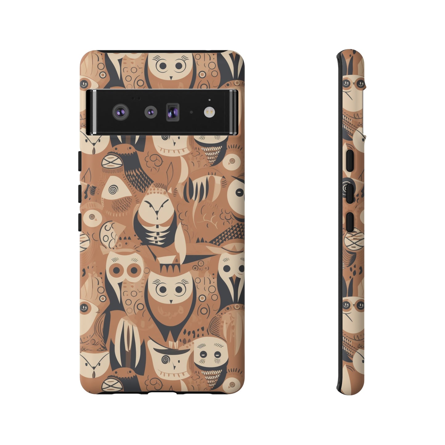 Abstract Owl - Phone Case