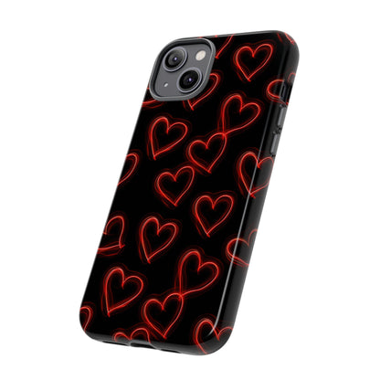 Neon Heartbeat - Phone Case