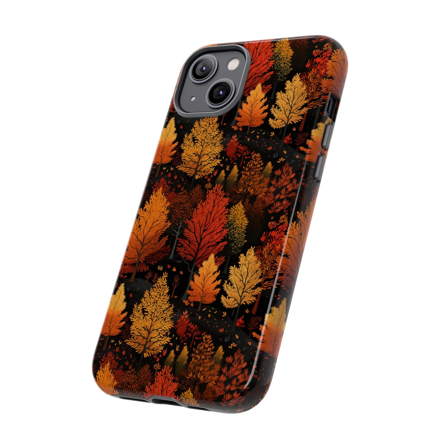 Bronzed Forest: A Chromatic Landscape - Tough Phone Case